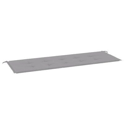 Vidaxl jardin banc coussin 150x50x3 cm oxford tissu gris