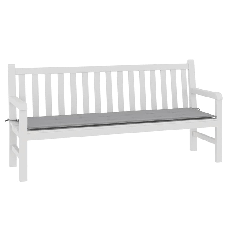Vidaxl jardin banc coussin 180x50x3 cm oxford tissu gris