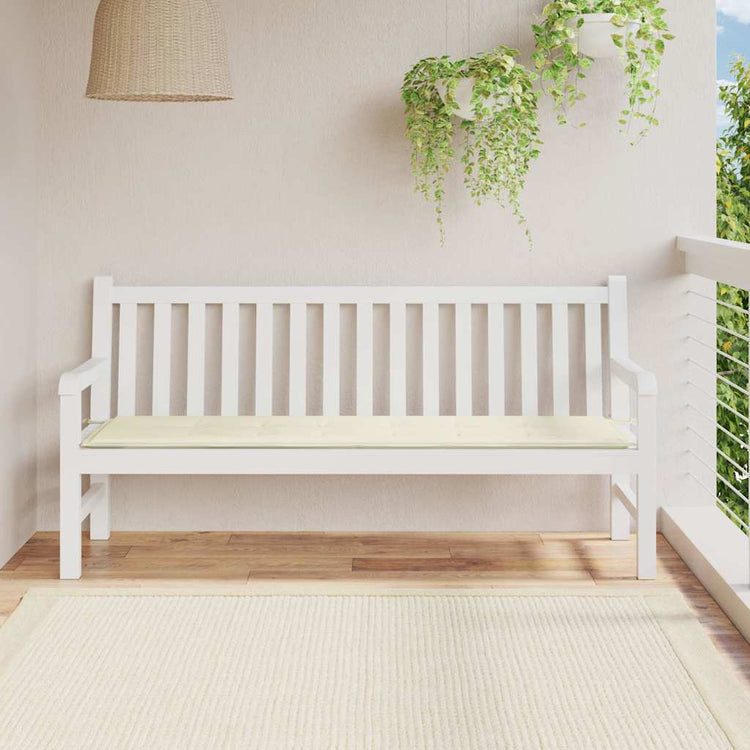 Vidaxl jardin banc coussin 180x50x3 cm