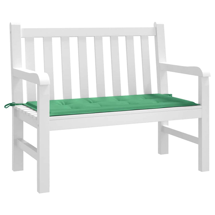 Vidaxl jardin banc coussin 120x50x3 cm Oxford tissu vert
