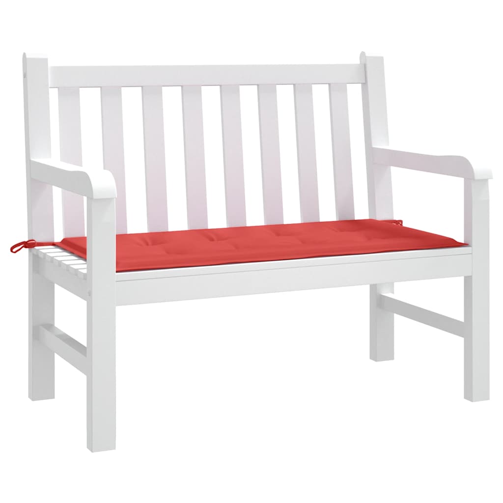Vidaxl Garden Banc Cushion 100x50x3 cm Oxford Fabric rouge