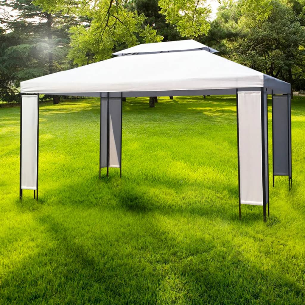 Vidaxl arbor 3x4 m blanc