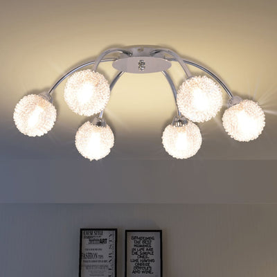 Vidaxl plafond avec 6 lampes LED G9 240 W