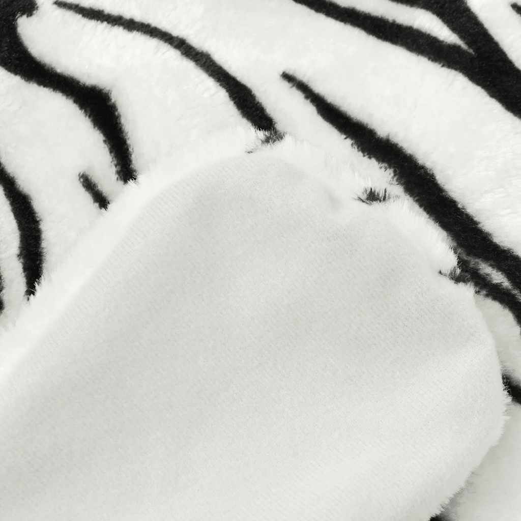 Vidaxl Tiger Floor peluche 144 cm blanc