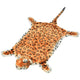 VidaXL tapis léopard peluche 139 cm marron