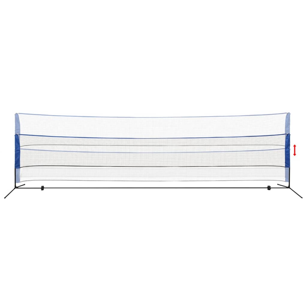 Vidaxl badmintonnet avec navettes 600 x 155 cm