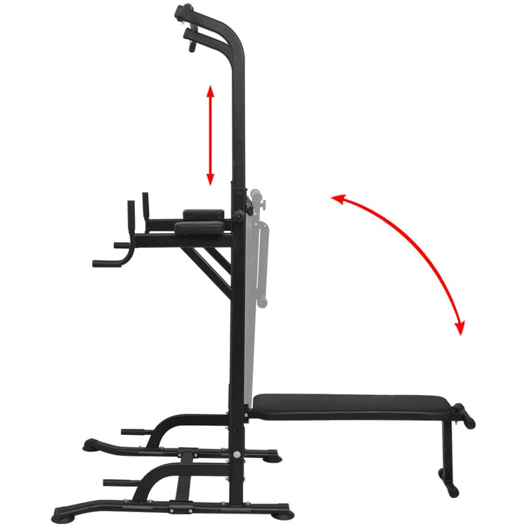 Dispositif de fitness Vidaxl avec banc assis