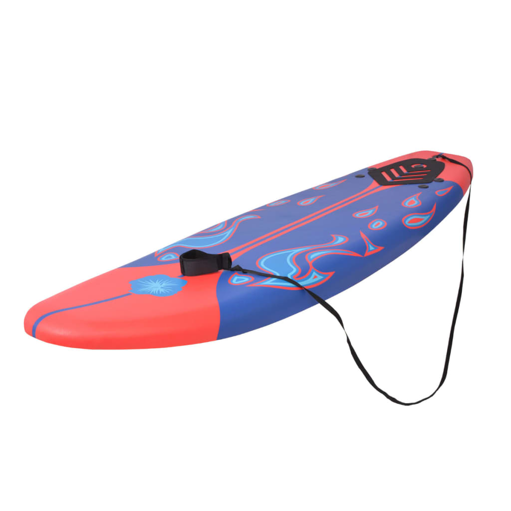 Planche de surf vidaxl 170 cm bleu et rouge