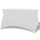 Vidaxl Table Couper Stretch blanc 243x76x74 cm 2 STS