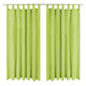 Vidaxl Micro-satin rideaux avec boucles 140x225 cm vert 2 sts