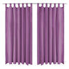 Vidaxl Micro-satin rideaux avec boucles 140x225 cm lila 2 sts