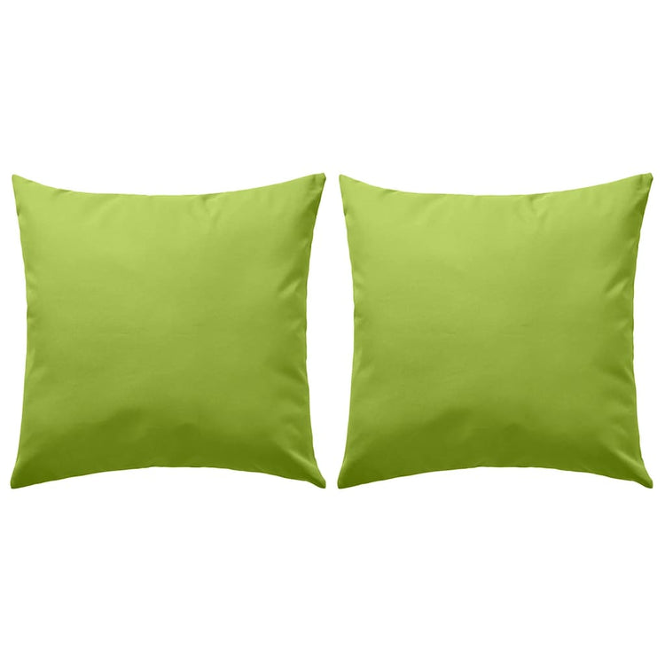 Vidaxl Coussins d'extérieur 45x45 cm Green Apple 2 PCS