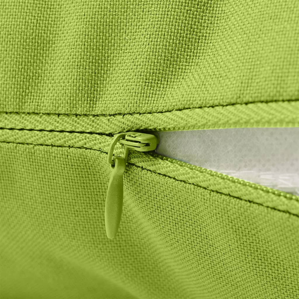 Vidaxl Coussins d'extérieur 45x45 cm Green Apple 2 PCS