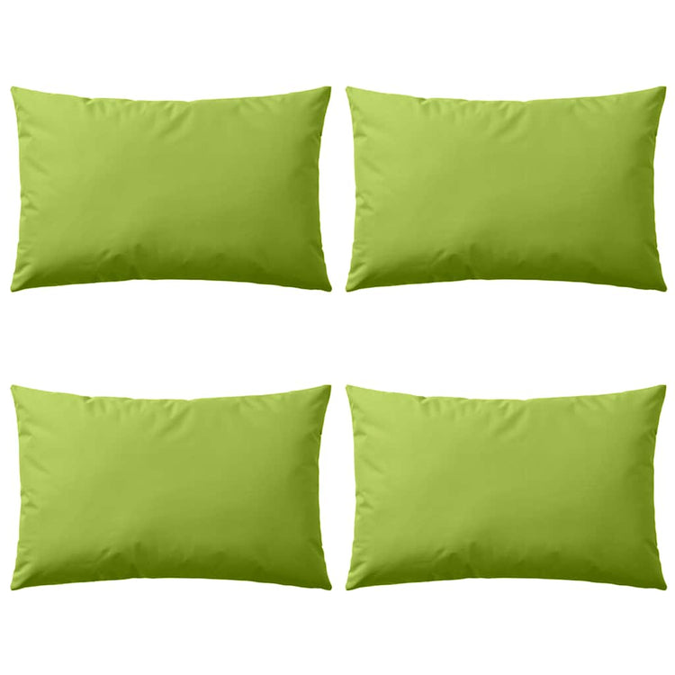 Vidaxl Coussins extérieurs 60x40 cm Apple vert 4 pcs