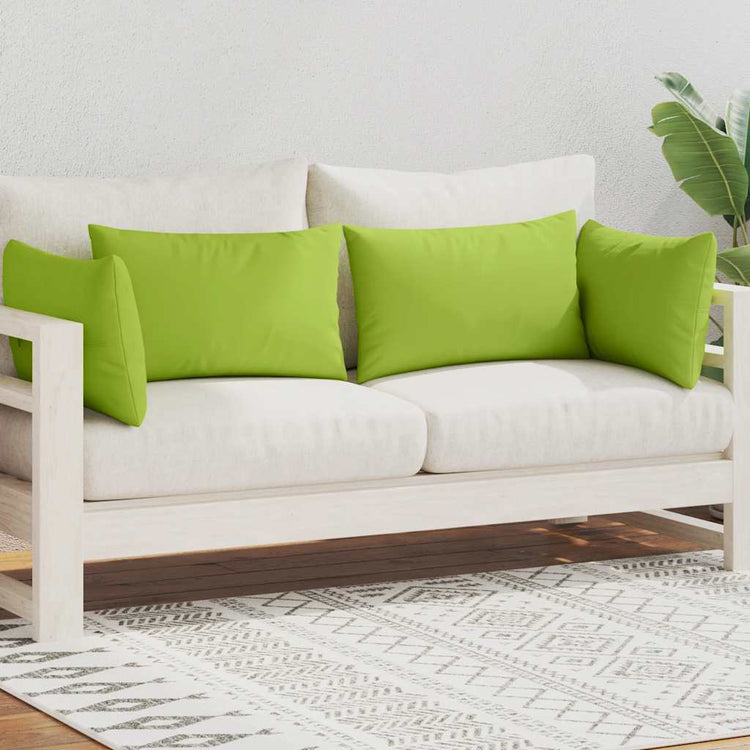 Vidaxl Coussins extérieurs 60x40 cm Apple vert 4 pcs