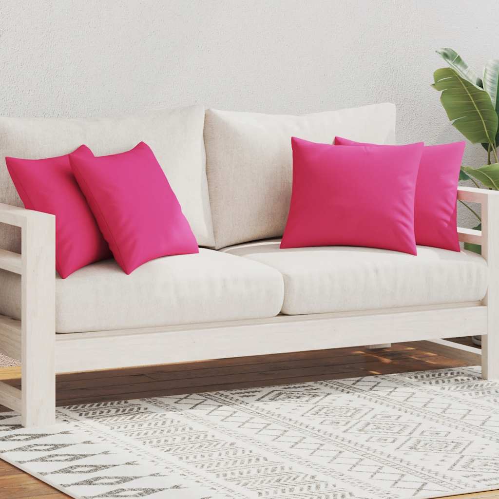 Vidaxl Coussins d'extérieur 45x45 cm rose 4 PCS