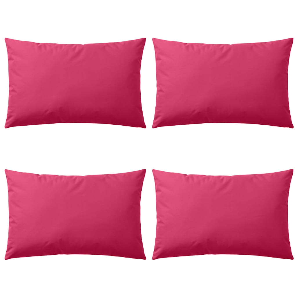 Vidaxl Coussins d'extérieur 60x40 cm rose 4 pcs
