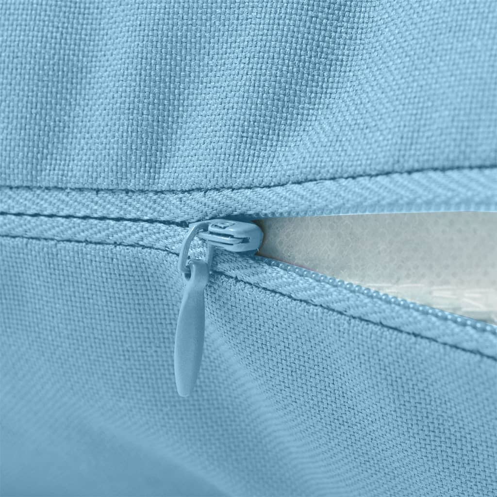 Vidaxl Coussins d'extérieur 45x45 cm bleu clair 4 pcs