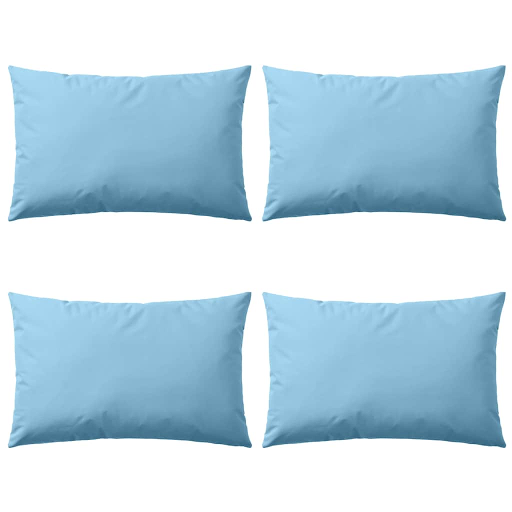 Vidaxl Coussins d'extérieur 60x40 cm bleu clair 4 m