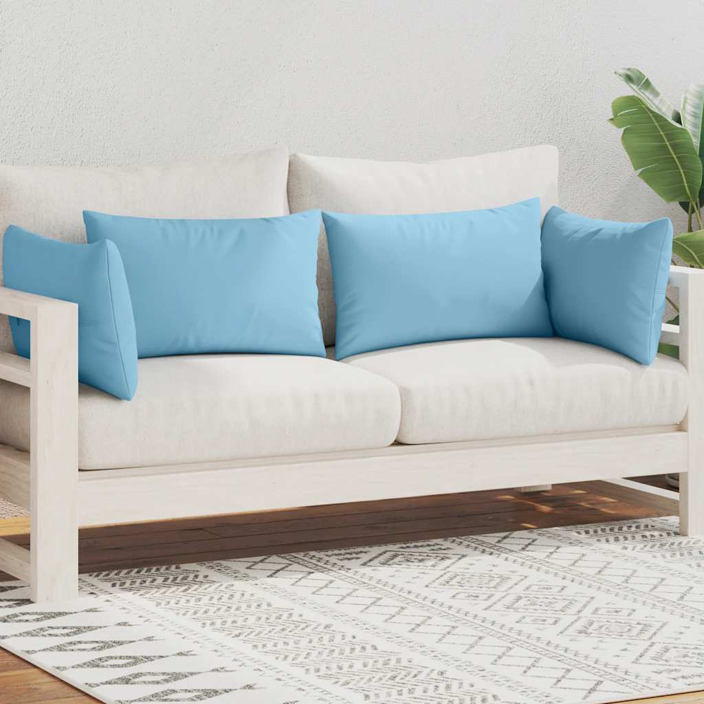 Vidaxl Coussins d'extérieur 60x40 cm bleu clair 4 m