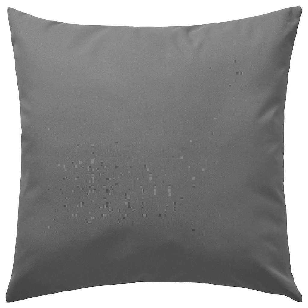 Vidaxl Coussins d'extérieur 45x45 cm gris 4 pcs