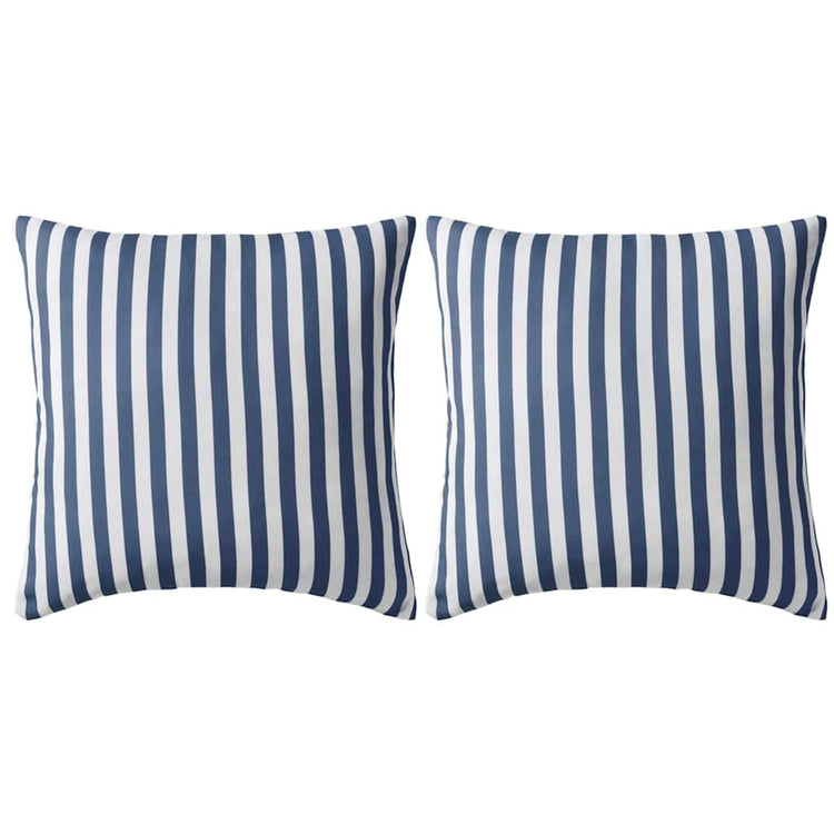 Vidaxl Coussins extérieurs 45x45 cm Bleu marine 2 PCS