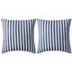 Vidaxl Coussins extérieurs 45x45 cm Bleu marine 2 PCS