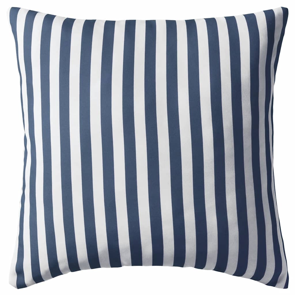 Vidaxl Coussins extérieurs 45x45 cm Bleu marine 2 PCS