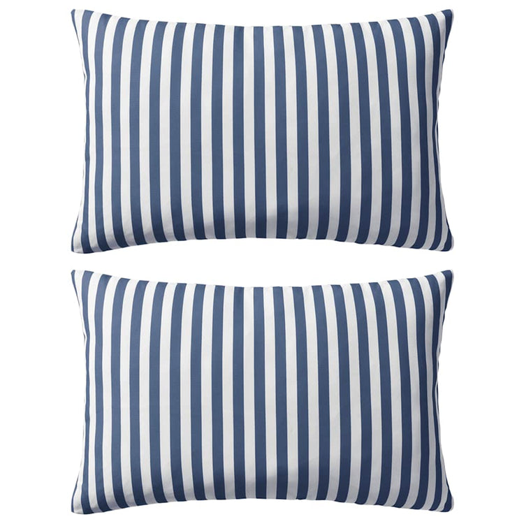 Vidaxl Coussins d'extérieur 60x40 cm Bleu marine 2 PCS