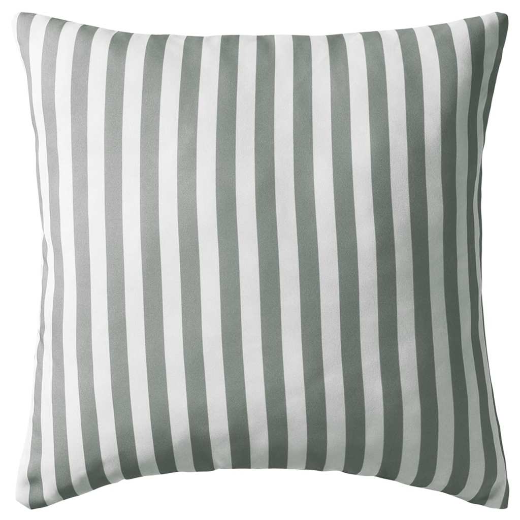 Vidaxl Coussins extérieurs 45x45 cm Gris rayé 4 PCS