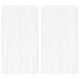 Rideaux de fil vidaxl 2 st 140x250 cm blanc