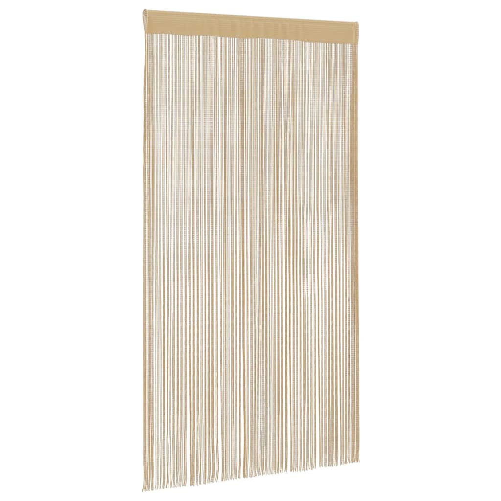 Rideaux de fil vidaxl 140x250 cm beige 2 sts