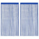 Rideaux de fil vidaxl 100x250 cm bleu 2 pcs