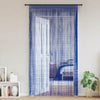 Rideaux de fil vidaxl 100x250 cm bleu 2 pcs