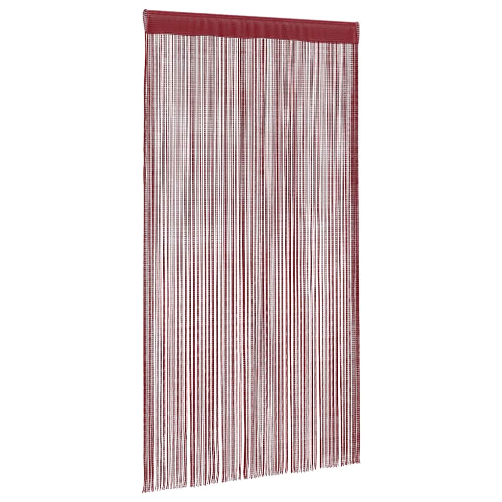 Rideaux de fil vidaxl 140x250 cm de vin rouge 2 pcs