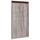 Rideaux de fil vidaxl 100x250 cm brun 2 pcs - afbeelding 3