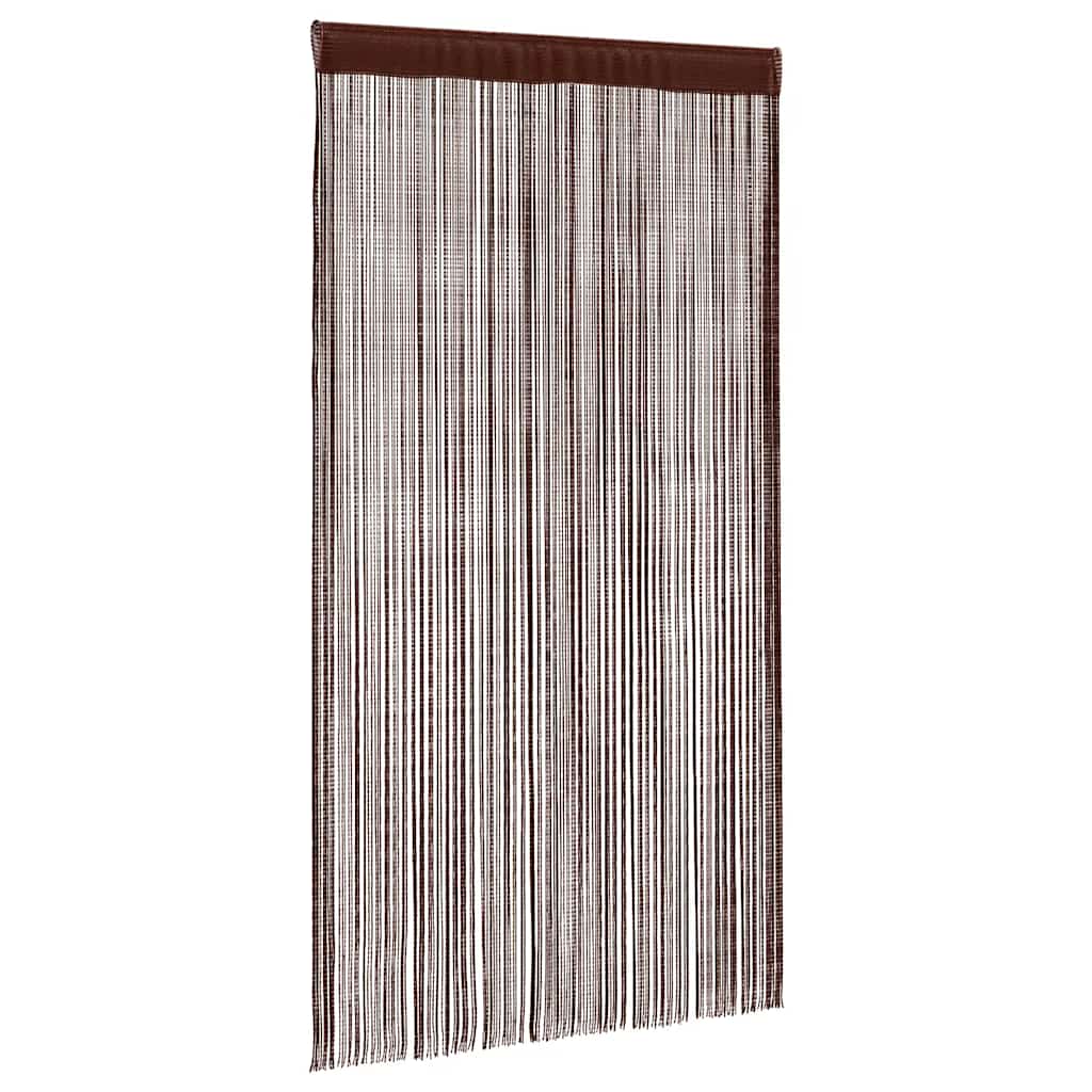 Rideaux de fil vidaxl 140x250 cm brun 2 pcs