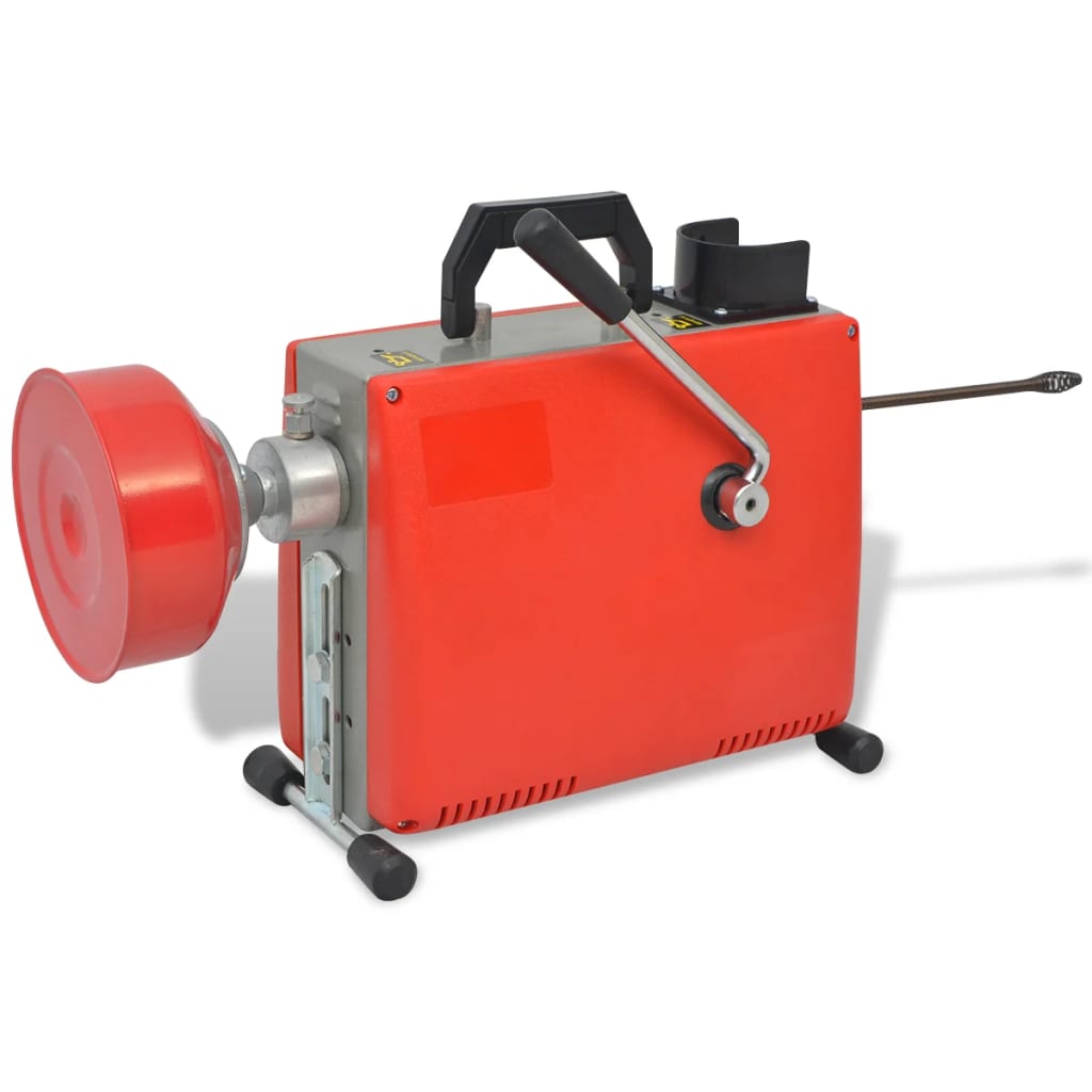 Machine de nettoyage de la tuyauterie Vidaxl 250 W 15 m x 16 mm 4,5 m x 9,5 mm
