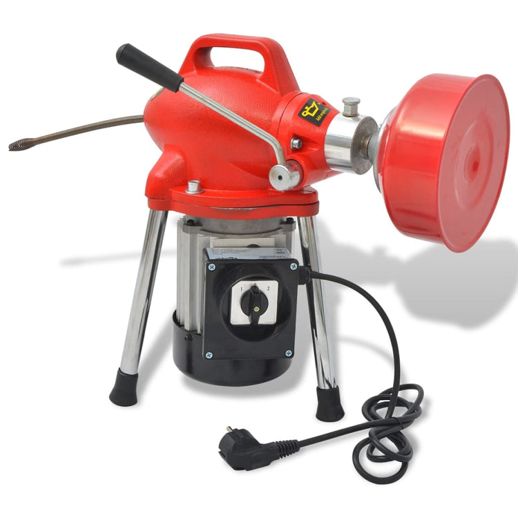 Machine de nettoyage de la tuyauterie Vidaxl 250 W 12,5 mx16mm 4,5 mx9,5 mm