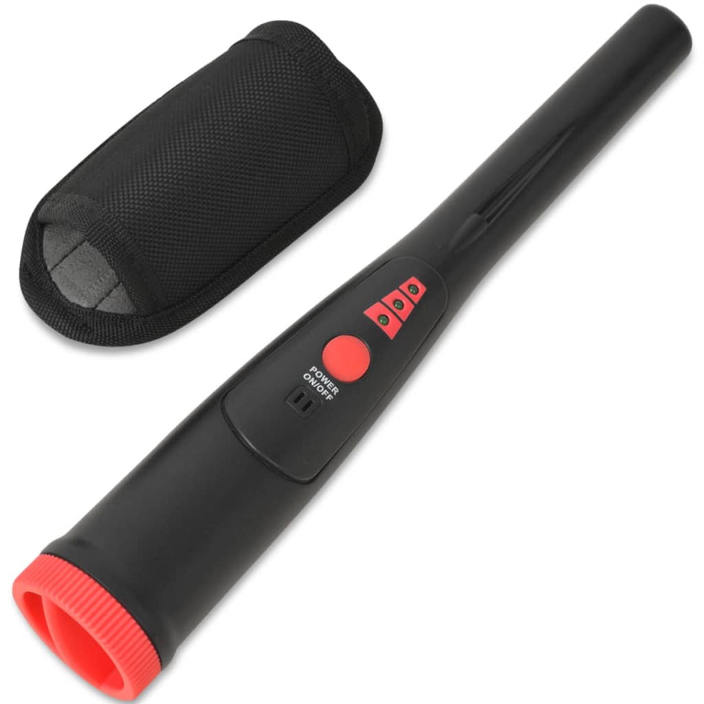 Vidaxl Pinpointer Metal Detecteur noir et rouge