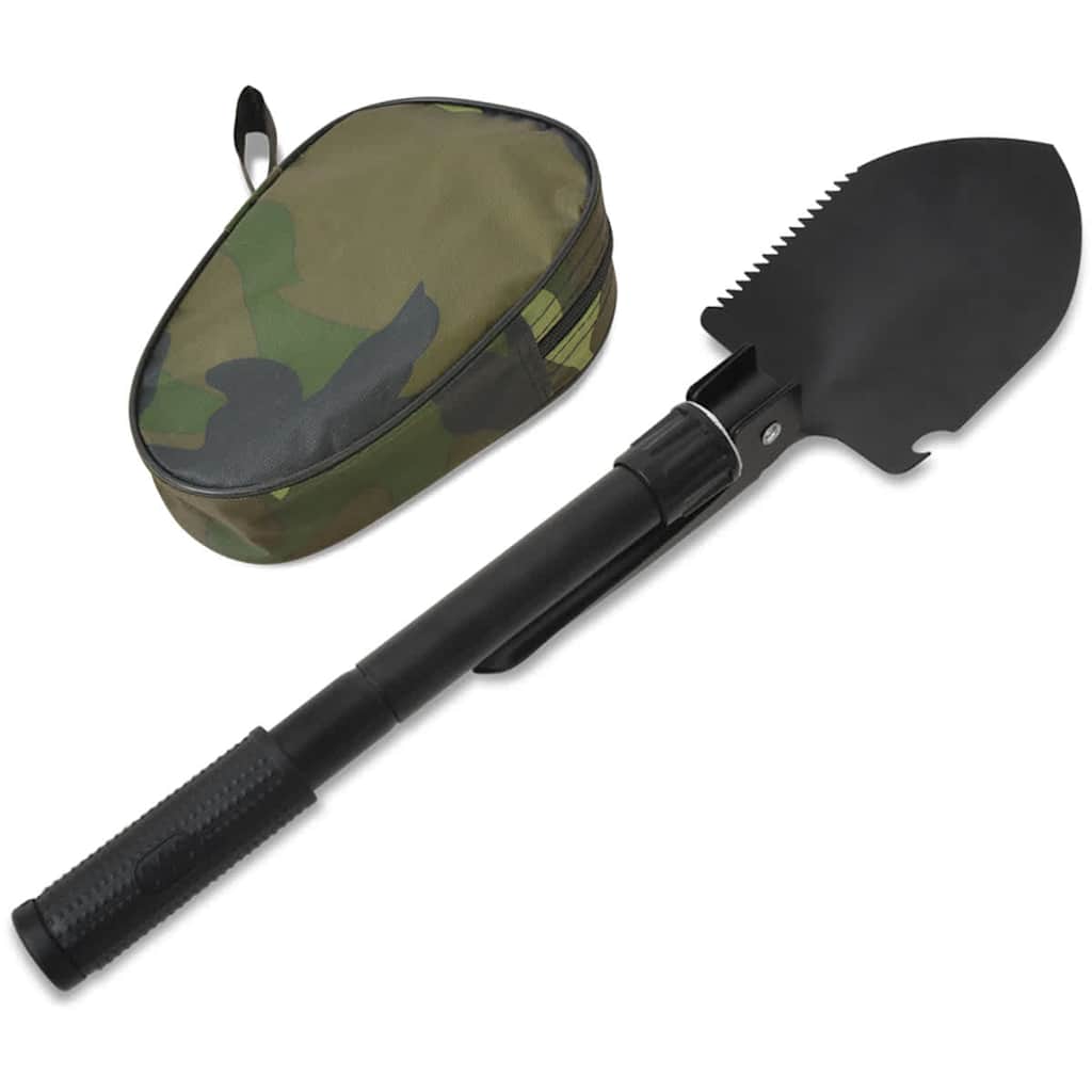 Vidaxl Pliage Scoop of Carbon Steel Black