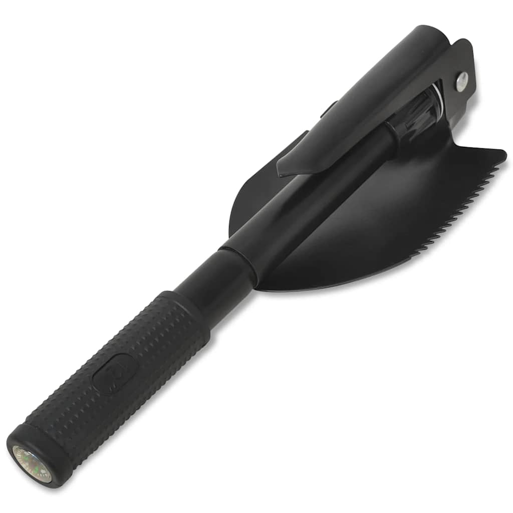 Vidaxl Pliage Scoop of Carbon Steel Black