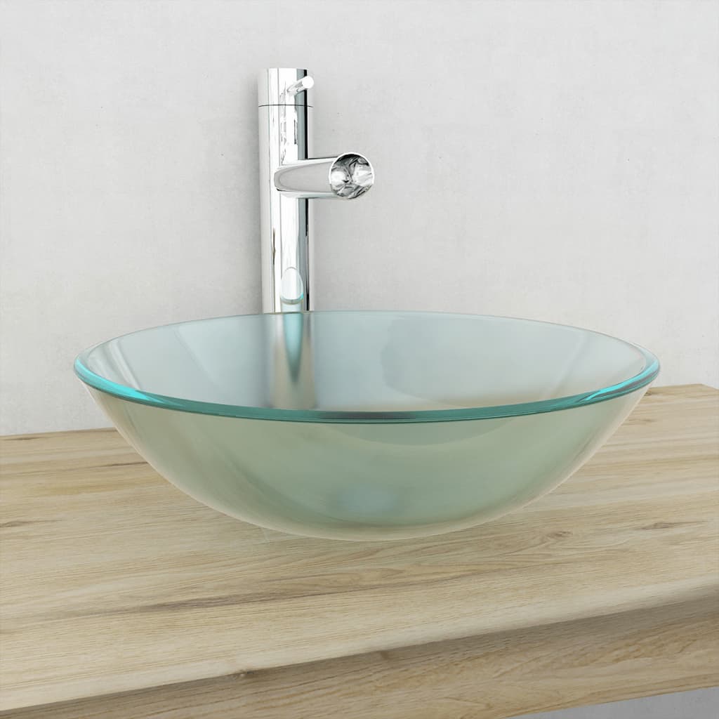 Vidaxl Verre durci en verre durci 42 cm Verre
