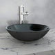 Vidaxl Verre durcie en verre durci 42 cm noir