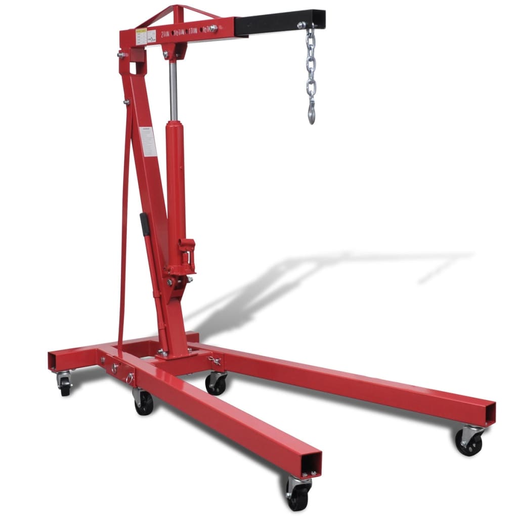 Vidaxl Crine de moteur pliable 2 tonnes 88,2 kg