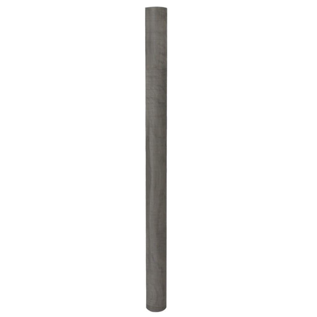 Vidaxl Mesh 100x500 cm en acier inoxydable en argent coloré