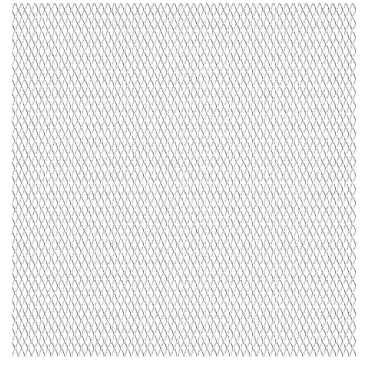 Clôture de fil vidaxl 100x85 cm 30x17x2,5 mm en acier inoxydable