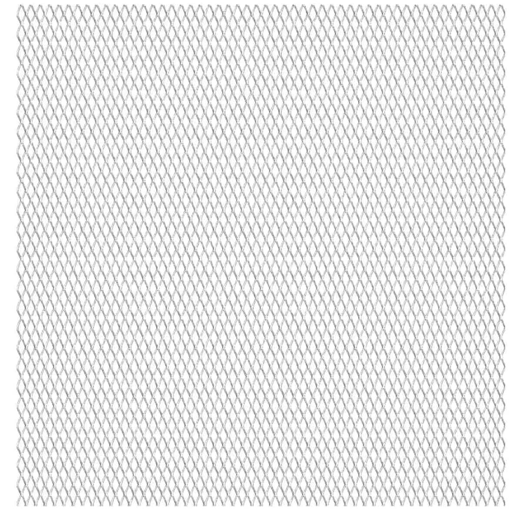 Clôture de fil vidaxl 50x50 cm 45x20x4 mm en acier inoxydable