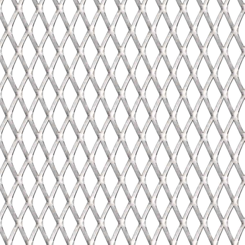 Clôture de fil vidaxl 50x50 cm 45x20x4 mm en acier inoxydable
