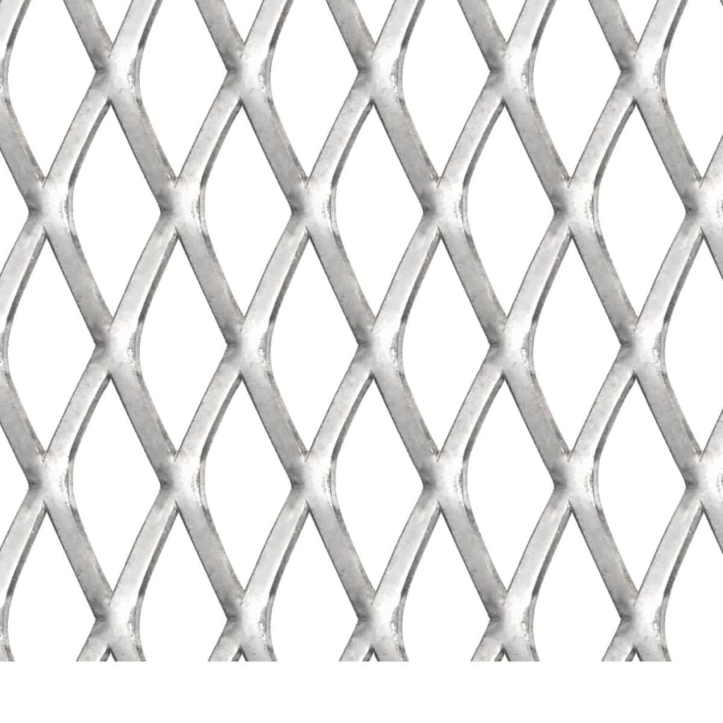 Clôture de fil vidaxl 50x50 cm 45x20x4 mm en acier inoxydable